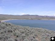 Soda Lake is ice-free. Photo by Pinedale Online.