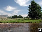 Big Sandy Creek near Buckskin Crossing. Photo by Pinedale Online.