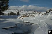 Snowshoeing along Big Sandy. Photo by Dave Bell.