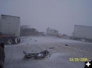 I-80 Crash. Photo by Wyoming Highway Patrol.