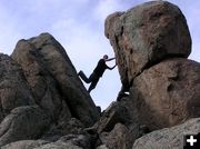 Alan saves rock. Photo by Jason Brown.