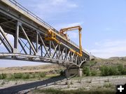 Bridge inspection. Photo by Wyoming Department of Transportation (WYDOT).