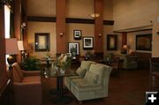 Lobby Lounge Area. Photo by Dawn Ballou, Pinedale Online.