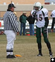 Illegal Down Field. Photo by Clint Gilchrist, Pinedale Online.