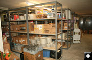 Basement Storage. Photo by Dawn Ballou, Pinedale Online.