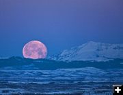 Full Moon over McDougal Gap. Photo by Dave Bell.