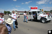 Tom Noble Float. Photo by Pam McCulloch, Pinedale Online.