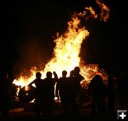 Fired up. Photo by Trey Wilkinson, Sublette Examiner.