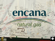 Encana sponsor. Photo by Dawn Ballou, Pinedale Online.