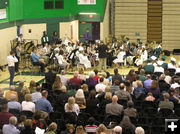 High School Band. Photo by Bob Rule, KPIN 101.1 FM.