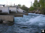 Fremont Lake Dam - downstream. Photo by David Rule.