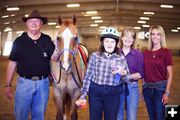 Posing after the ride. Photo by Tara Bolgiano, Blushing Crow Photography.