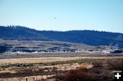 Plane Spotting Over Kendall Hot Springs. Photo by Terry Allen.