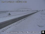 Bondurant. Photo by WYDOT Bondurant webcam.