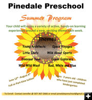 Preschool Summer Program. Photo by Pinedale Preschool.