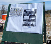 Informational Sign. Photo by Clint Gilchrist, Sublette County Historic Preservation Board.