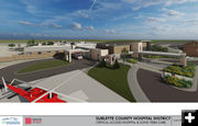 CAH architect rendering. Photo by Sublette County Hospital District.