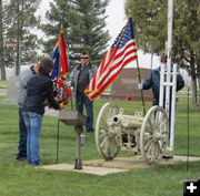 VFW Wreath. Photo by Dawn Ballou, Pinedale Online.