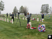 Memorial Day service. Photo by Dawn Ballou, Pinedale Online.