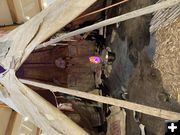 Buffalo Hide Tipi Display. Photo by Dawn Ballou, Pinedale Online.